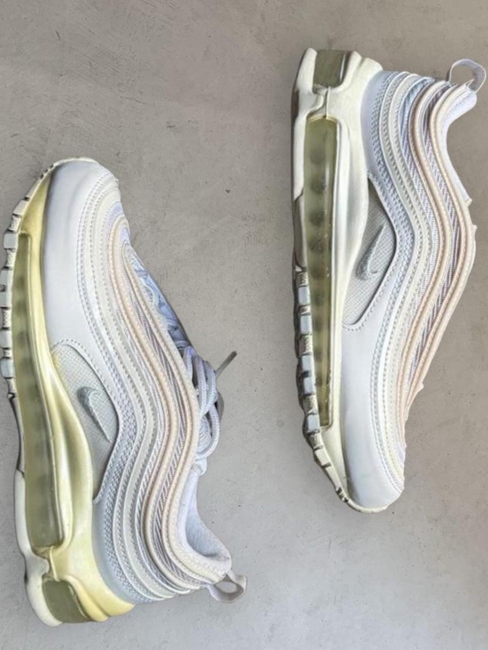 Women Nike Air Max 97 Sneakers Triple White